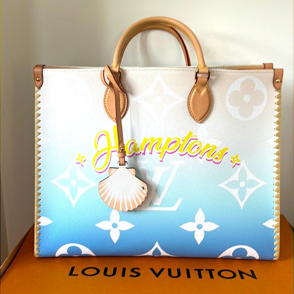 Louis Vuitton By The Pool Limited Edition Hamptons On the Go Pristine 🐠🐟